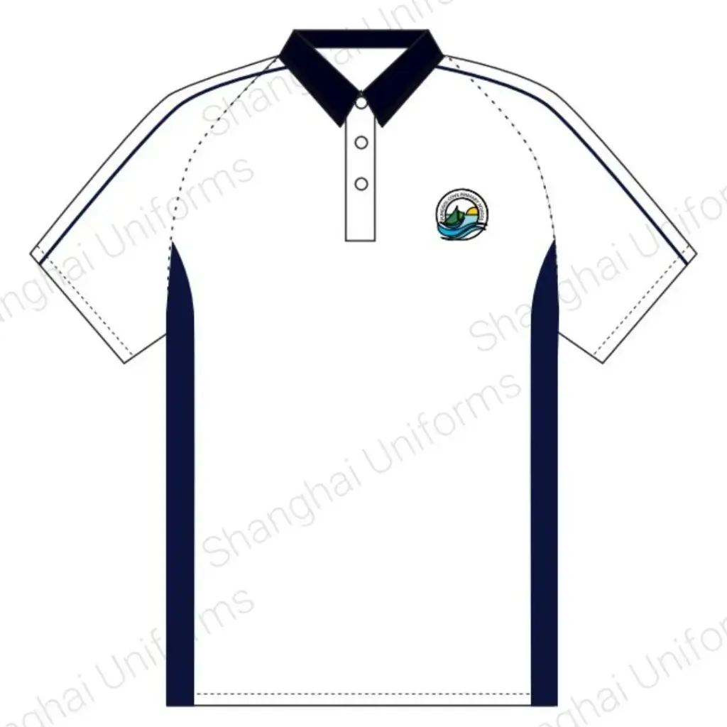 PCPS POLO SHIRT WHITE