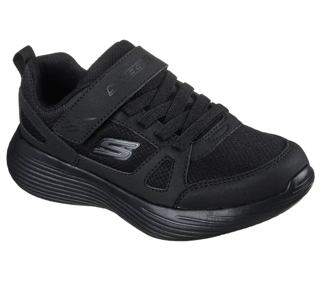 SKECHERS GO RUN 400 V2 BLACK VELCRO SHOES