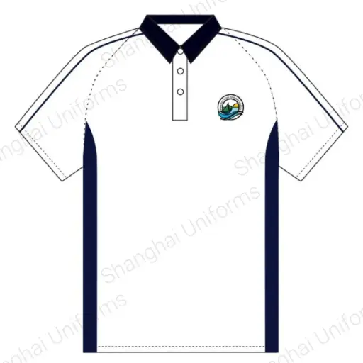 PCPS POLO SHIRT WHITE